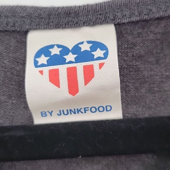 3 For$20 By Junkfood Gray tee-shirt AC/DC 2 sizes one M & one XS - Picture 2 of 9